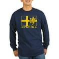 thumbnail image 1 of CafePress - Sverige Flag Long Sleeve Dark T Shirt - Long Sleeve Dark T-Shirt, 1 of 4