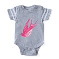 thumbnail image 1 of CafePress - Swallow_Pink - Cute Infant Baby Football Bodysuit, 1 of 3
