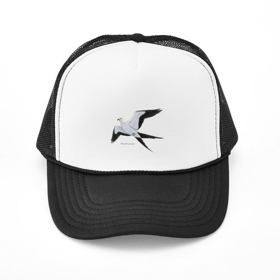 CafePress - Swallow Tailed Kite Bird - Adjustable Unisex Printed Trucker Hat with Mesh Back