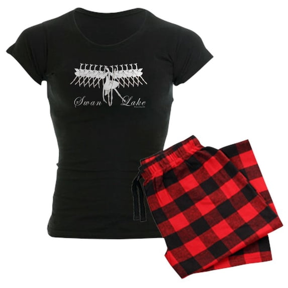CafePress - Swan Lake Ballet - Women's Dark Pajamas