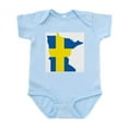 thumbnail image 1 of CafePress - Swede Home Minnesota Body Suit - Baby Light Bodysuit, Size Newborn - 24 Months, 1 of 4
