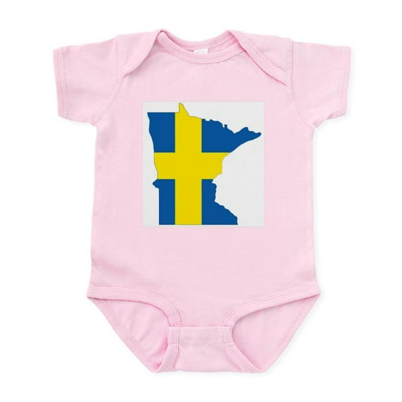 CafePress - Swede Home Minnesota Body Suit - Baby Light Bodysuit, Size Newborn - 24 Months