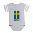 thumbnail image 1 of CafePress - Sweden_B - Cute Infant Baby Football Bodysuit, 1 of 3