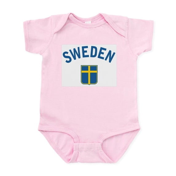 CafePress - Sweden Infant Bodysuit - Baby Light Bodysuit, Size Newborn - 24 Months