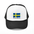 thumbnail image 1 of CafePress - Sweden - Adjustable Unisex Printed Trucker Hat with Mesh Back, 1 of 8