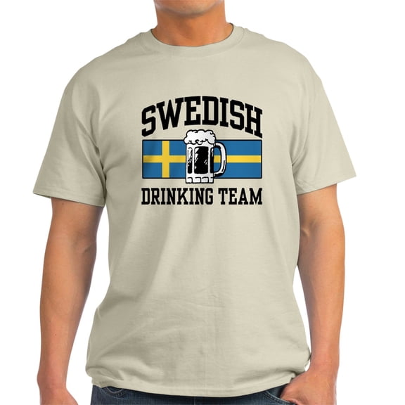 CafePress - Swedish Drinking Team Light T Shirt - Men's Classic Graphic T-Shirt