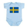 thumbnail image 1 of CafePress - Swedish Flag Infant Bodysuit - Baby Light Bodysuit, Size Newborn - 24 Months, 1 of 4
