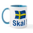 thumbnail image 1 of CafePress - Swedish Skal! Mug - 11 oz Ceramic Mug - Novelty Coffee Tea Cup, 1 of 3