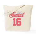 thumbnail image 1 of CafePress - Sweet 16 Tote Bag - Unisex Canvas Tote Bag, Beige, 1-Piece, 1 of 7