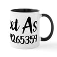 thumbnail image 1 of CafePress - Sweet As 3.14 Mug - 11 oz Ceramic Mug - Novelty Coffee Tea Cup, 1 of 6