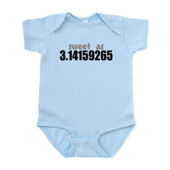 CafePress - Sweet As Pi Infant Bodysuit - Baby Light Bodysuit, Size Newborn - 24 Months
