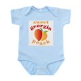 thumbnail image 1 of CafePress - Sweet Georgia Peach Infant Bodysuit - Baby Light Bodysuit, Size Newborn - 24 Months, 1 of 4