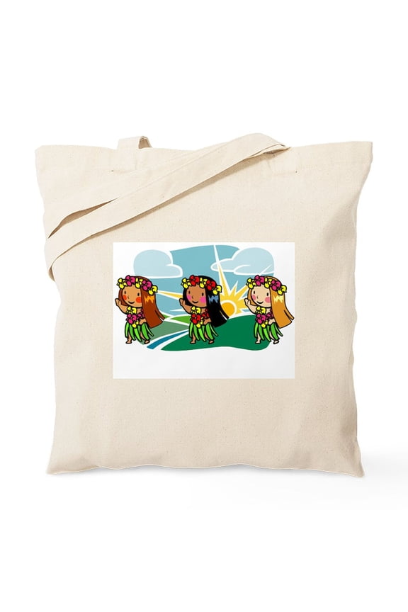 - Sweet Hula Babes Tote Bag - Unisex Canvas Tote Bag, Beige, 1-Piece