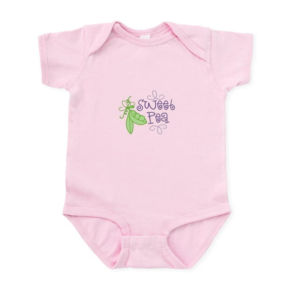 CafePress - Sweet Pea Body Suit - Baby Light Bodysuit, Size Newborn - 24 Months