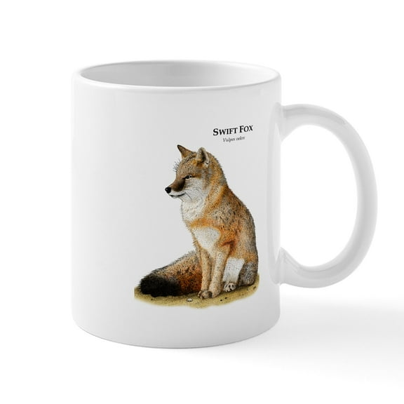 CafePress - Swift Fox Mug - 11 oz Ceramic Mug - Novelty Coffee Tea Cup