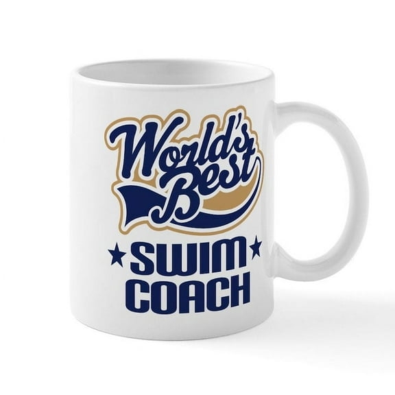 CafePress - Swim Coach Mug - 11 oz Ceramic Mug - Novelty Coffee Tea Cup