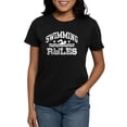thumbnail image 1 of CafePress - Swimming Rules Women's Dark T Shirt - Women's Traditional Fit Dark T-Shirt, 1 of 4