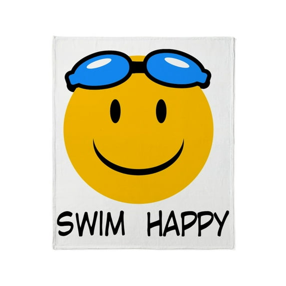 CafePress - Swimming Throw Blanket - Soft Fleece Throw Blanket, 50"x60" for All Ages