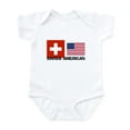 thumbnail image 1 of CafePress - Swiss American Infant Bodysuit - Baby Light Bodysuit, Size Newborn - 24 Months, 1 of 4