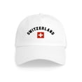 thumbnail image 1 of CafePress - Swiss Flag Cap - Adjustable 100% Brushed Unisex Casual Cotton Baseball Cap, Beige, 1, 1 of 2