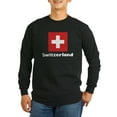 thumbnail image 1 of CafePress - Swiss Flag Long Sleeve T Shirt - Long Sleeve Dark T-Shirt, 1 of 4