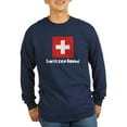 thumbnail image 1 of CafePress - Swiss Flag Long Sleeve T Shirt - Long Sleeve Dark T-Shirt, 1 of 4
