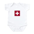 thumbnail image 1 of CafePress - Swiss Flag Switzerland Infant Bodysuit - Baby Light Bodysuit, Size Newborn - 24 Months, 1 of 4