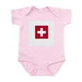 thumbnail image 1 of CafePress - Swiss Flag Switzerland Infant Bodysuit - Baby Light Bodysuit, Size Newborn - 24 Months, 1 of 4