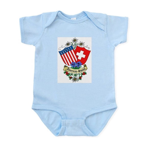 CafePress - Swiss Shop Infant Bodysuit - Baby Light Bodysuit, Size Newborn - 24 Months