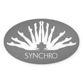 thumbnail image 1 of CafePress - Synchronized Swimming Sticker - Sticker (Oval), 1 of 1