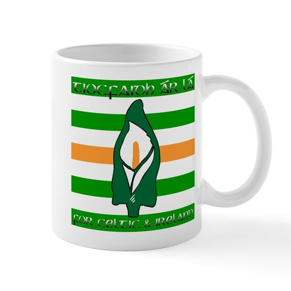 CafePress - TÁL Easter Lily Mug - 11 oz Ceramic Mug - Novelty Coffee Tea Cup