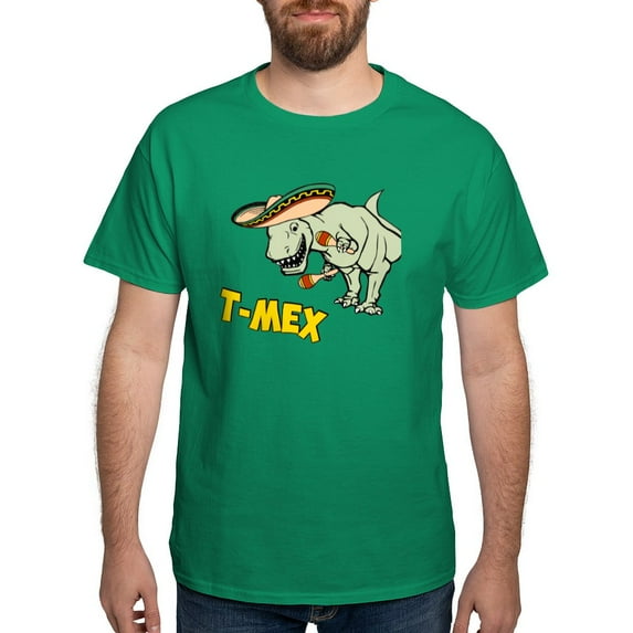 CafePress - T Mex T Rex Mexican Tyrannosaurus Dinosaur T Shirt - Men's Classic Graphic Cotton T-Shirt