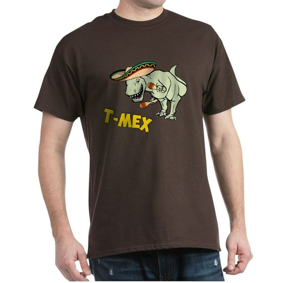 CafePress - T Mex T Rex Mexican Tyrannosaurus Dinosaur T Shirt - Men's Classic Graphic Cotton T-Shirt