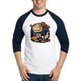 thumbnail image 1 of CafePress - T Rex Or Treat - Cotton Baseball Jersey, 3/4 Raglan Sleeve Shirt, 1 of 4