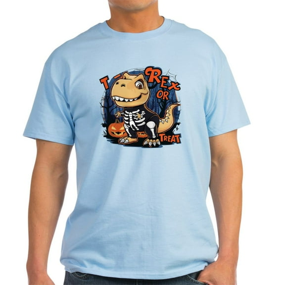 CafePress - T Rex Or Treat Men's Value T Shirt - Men's Classic Graphic T-Shirt