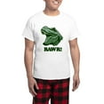 thumbnail image 1 of CafePress - T Rex RAWR Men's Light Pajamas - Men's Light Loose Fit Cotton Pajama Set, 1 of 7