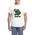 thumbnail image 1 of CafePress - T Rex RAWR Men's Light Pajamas - Men's Light Loose Fit Cotton Pajama Set, 1 of 7