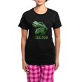 thumbnail image 1 of CafePress - T Rex RAWR Women's Dark Pajamas - Women's Short Sleeve Print T-Shirt and Pants Dark Cotton Pajama Set, 1 of 7