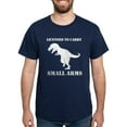 thumbnail image 1 of CafePress - T Rex Small Arms Carry License Dinosaur T Shirt - Men's Classic Graphic Cotton T-Shirt, 1 of 4