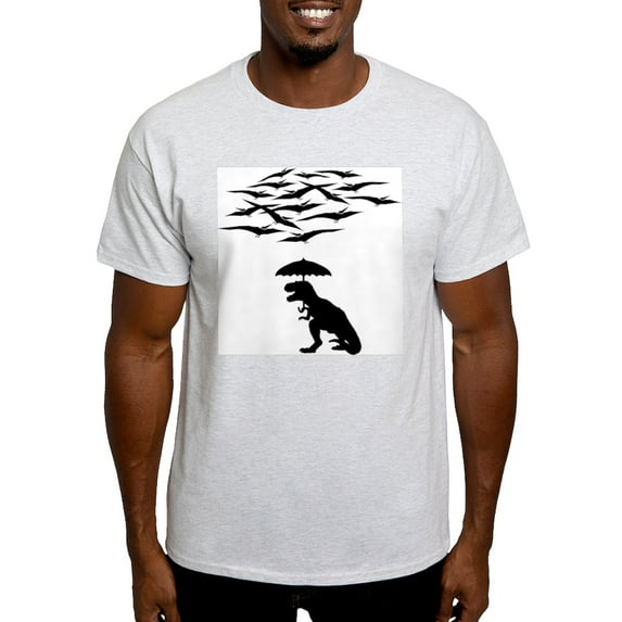 CafePress - T Rex Vs The Pterodactyls T Shirt - Men's Classic Graphic T-Shirt