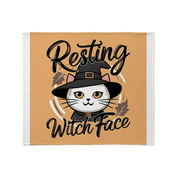 CafePress - T Shirt Design Black Cat - Soft Fleece Throw Blanket, 50"x60" for All Ages
