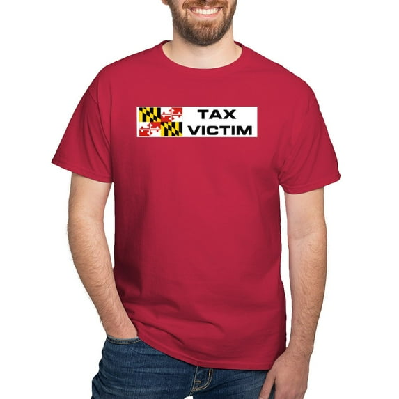 CafePress - TAX VICTIM BUMPER Men's Value T Shirt - Men's Classic Graphic Cotton T-Shirt