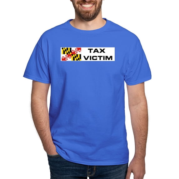 CafePress - TAX VICTIM BUMPER Men's Value T Shirt - Men's Classic Graphic Cotton T-Shirt