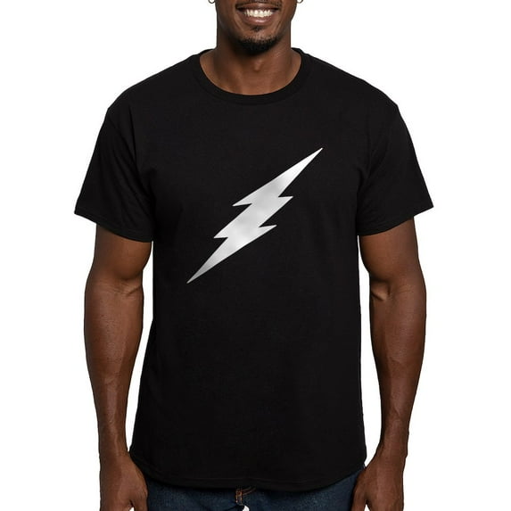 CafePress - TD Lightning Bolt White T Shirt - Men's Fitted T-Shirt