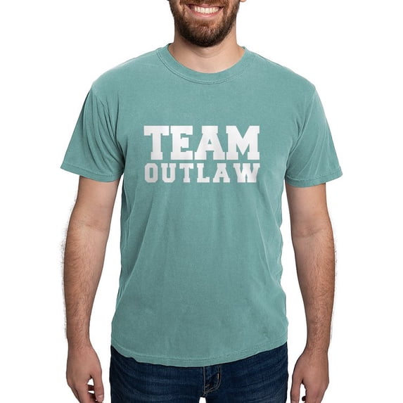 CafePress - TEAM OUTLAW Women's Dark T Shirt - Mens Comfort Colors Shirt