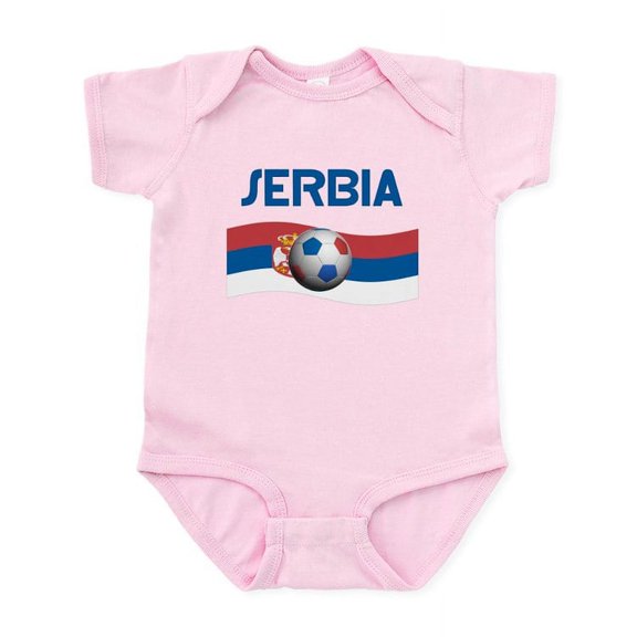 CafePress - TEAM SERBIA WORLD CUP Infant Bodysuit - Baby Light Bodysuit, Size Newborn - 24 Months