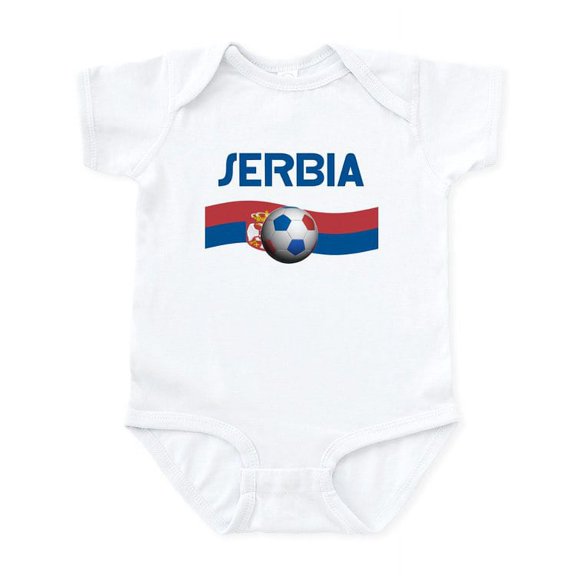 CafePress - TEAM SERBIA WORLD CUP Infant Bodysuit - Baby Light Bodysuit, Size Newborn - 24 Months