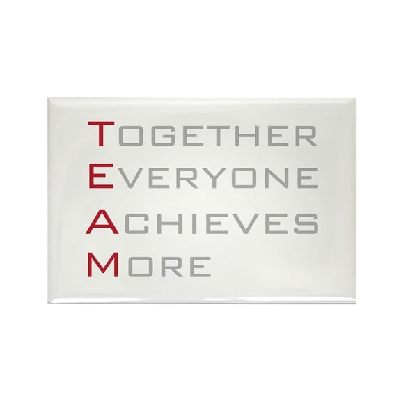 CafePress - TEAM Together Everyone Achieves - Rectangle Magnet, 2"x3" Refrigerator Magnet