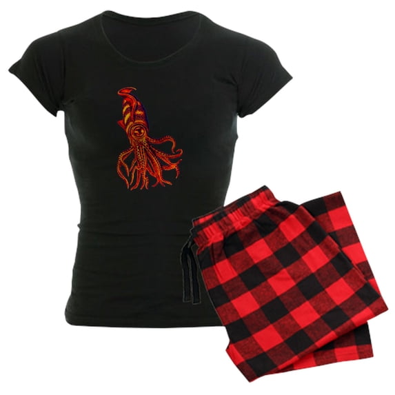 CafePress - TENTACLES Pajamas - Women's Dark Pajamas