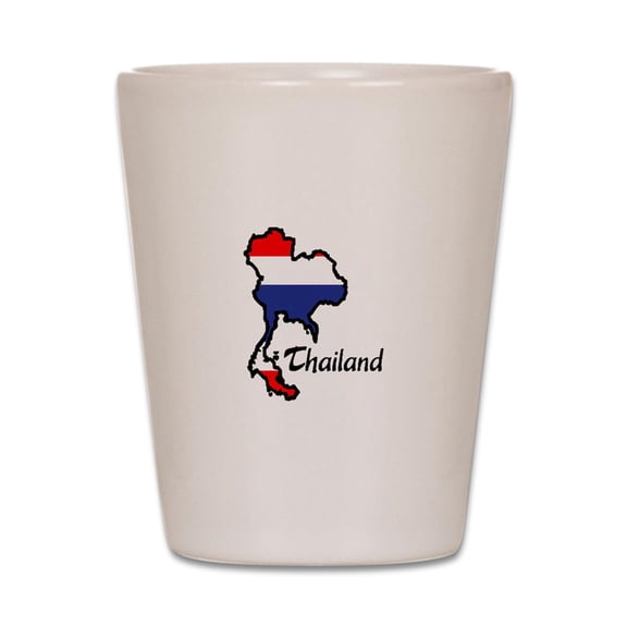 CafePress - THAILAND - White Shot Glass, Unique and Funny Shot Glass
